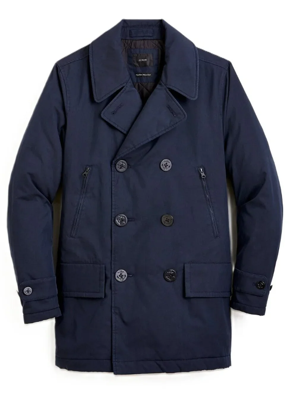 NWT-XS-J.Crew Fulton insulated peacoat with PrimaLoft®